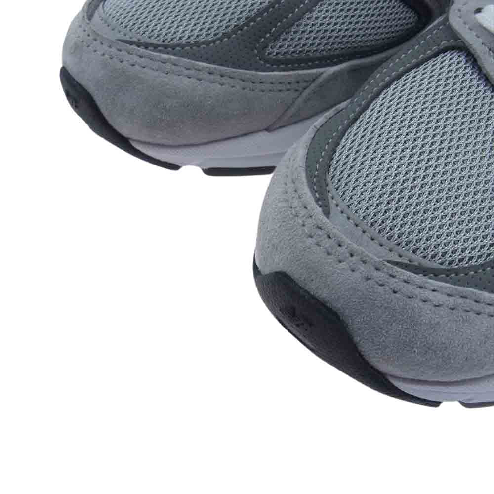 NEW BALANCE ニューバランス M990GL5 USA製 ローカット スニーカー グレー系 28cm【中古】