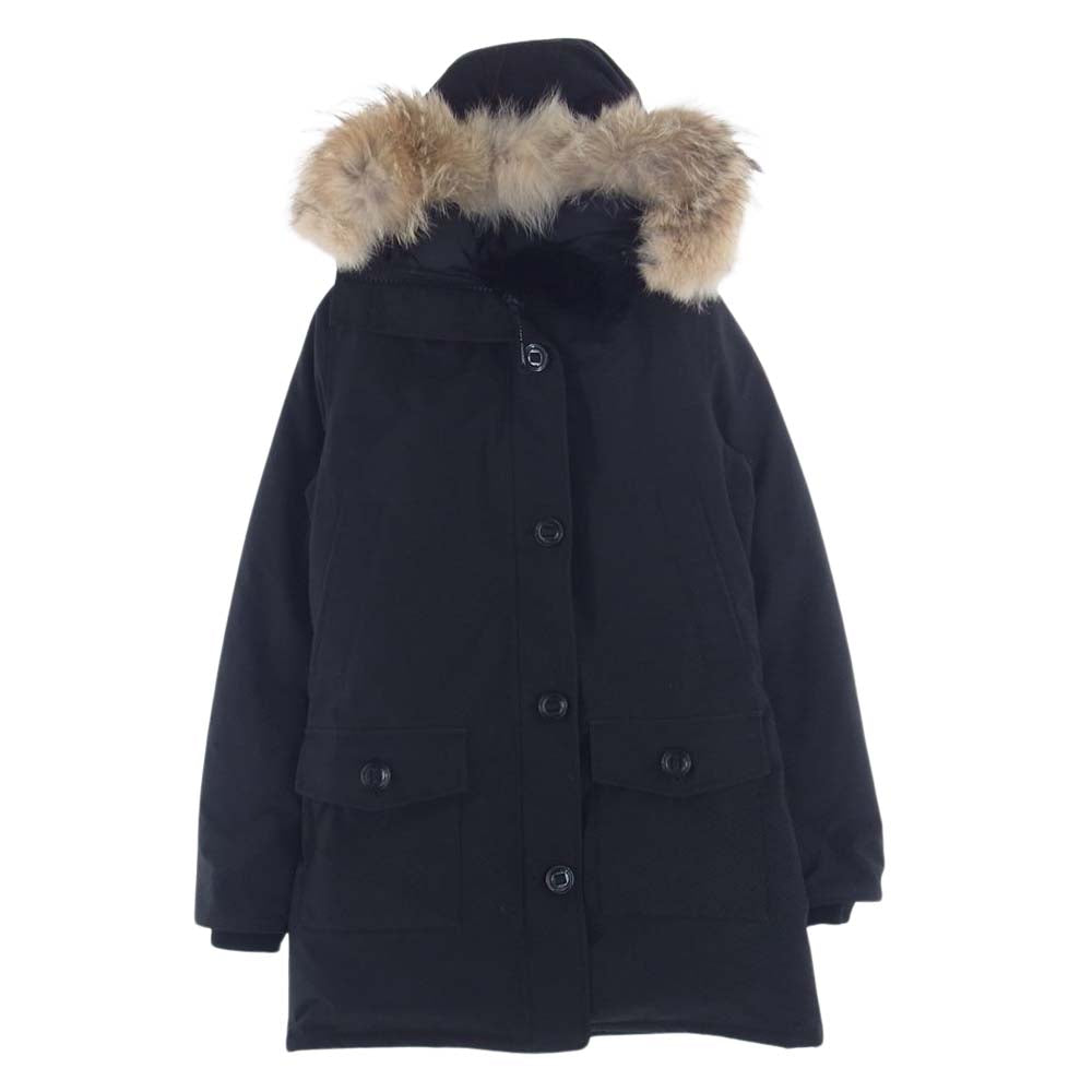 CANADA GOOSE カナダグース 2803JL 国内正規品 サザビーリーグ BRONTE PARKA プロンテパーカ コヨーテファーフード付き ダウンジャケット ダウンコート ブラック系 M【中古】