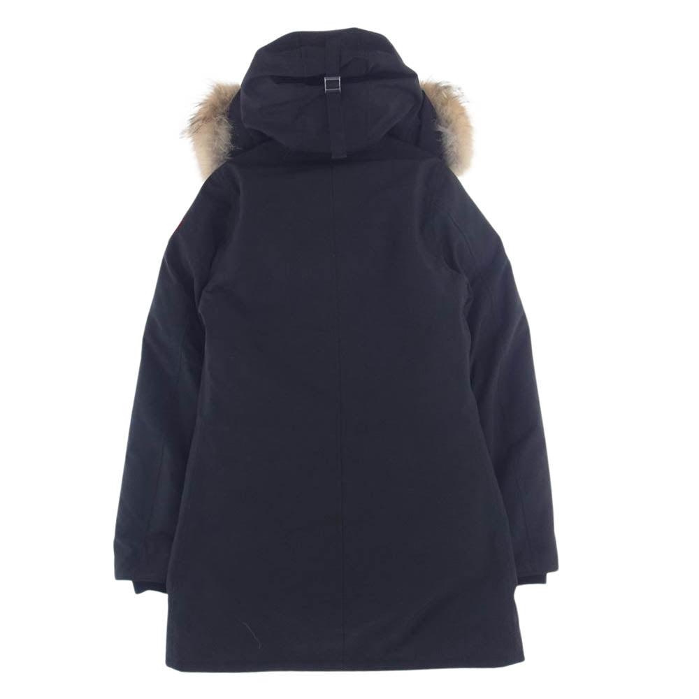 CANADA GOOSE カナダグース 2803JL 国内正規品 サザビーリーグ BRONTE PARKA プロンテパーカ コヨーテファーフード付き ダウンジャケット ダウンコート ブラック系 M【中古】