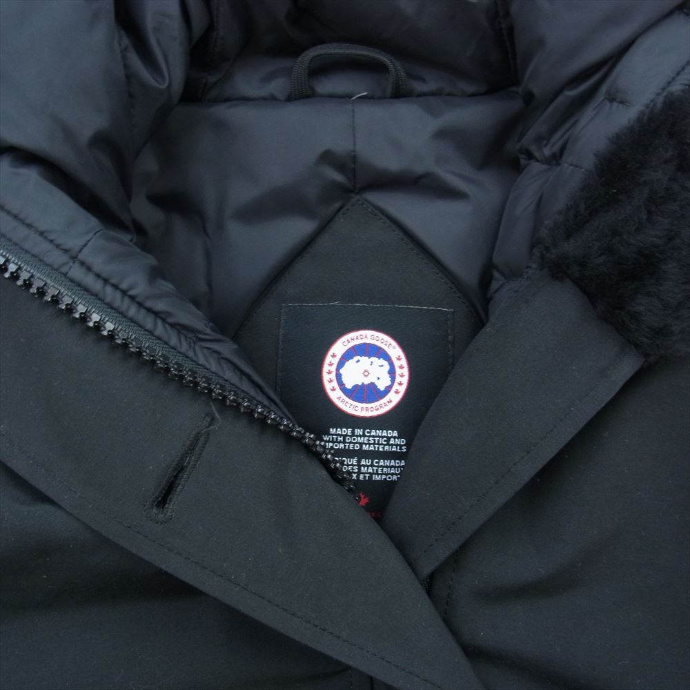 CANADA GOOSE カナダグース 2803JL 国内正規品 サザビーリーグ BRONTE PARKA プロンテパーカ コヨーテファーフード付き ダウンジャケット ダウンコート ブラック系 M【中古】