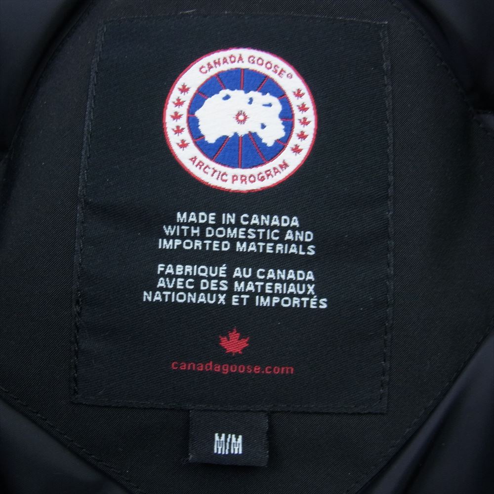 CANADA GOOSE カナダグース 2803JL 国内正規品 サザビーリーグ BRONTE PARKA プロンテパーカ コヨーテファーフード付き ダウンジャケット ダウンコート ブラック系 M【中古】