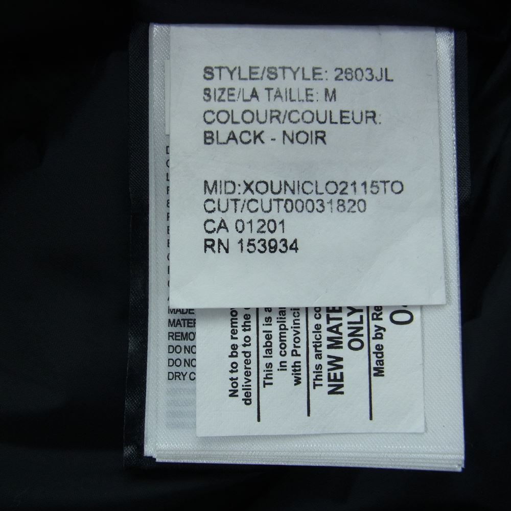 CANADA GOOSE カナダグース 2803JL 国内正規品 サザビーリーグ BRONTE PARKA プロンテパーカ コヨーテファーフード付き ダウンジャケット ダウンコート ブラック系 M【中古】