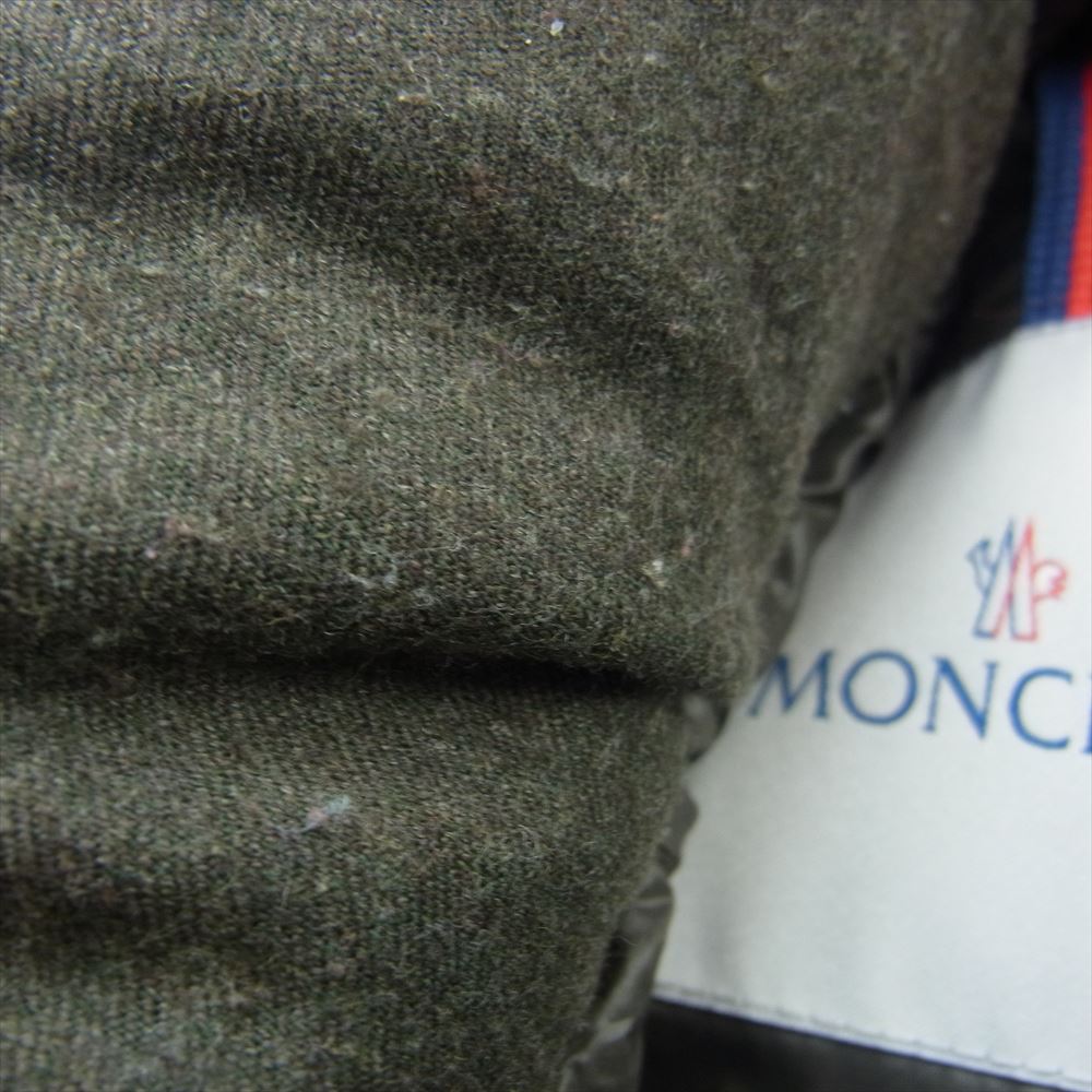 MONCLER モンクレール Montgenevre モンジュネーブル ウール ダウンジャケット  カーキ系 5【中古】