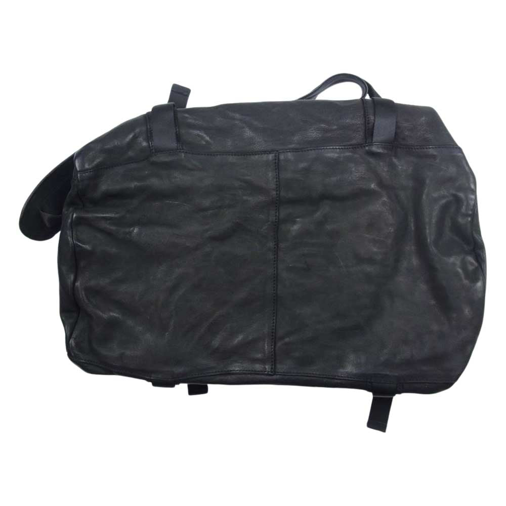 ISAMUKATAYAMA BACKLASH イサムカタヤマバックラッシュ ジャパンステアバックパック 3WAY 製品染め レザー バッグ ブラック系【中古】