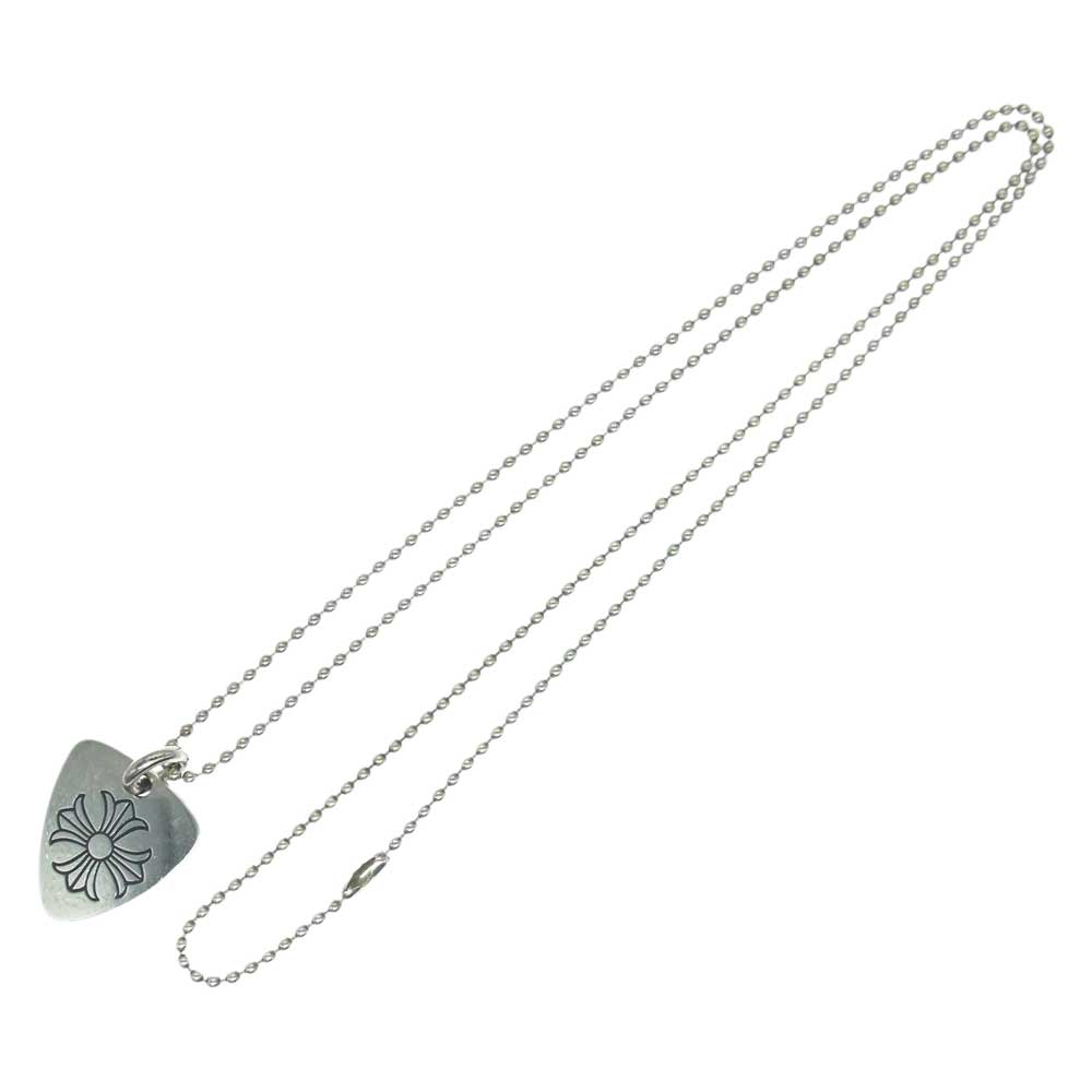 CHROME HEARTS クロムハーツ（原本無） GUITAR PICK CHプラス ギターピック ペンダントトップ シルバー系【中古】