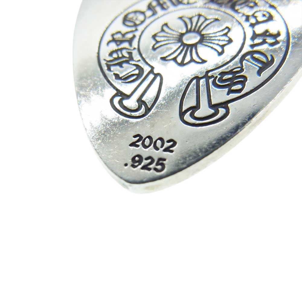CHROME HEARTS クロムハーツ（原本無） GUITAR PICK CHプラス ギターピック ペンダントトップ シルバー系【中古】