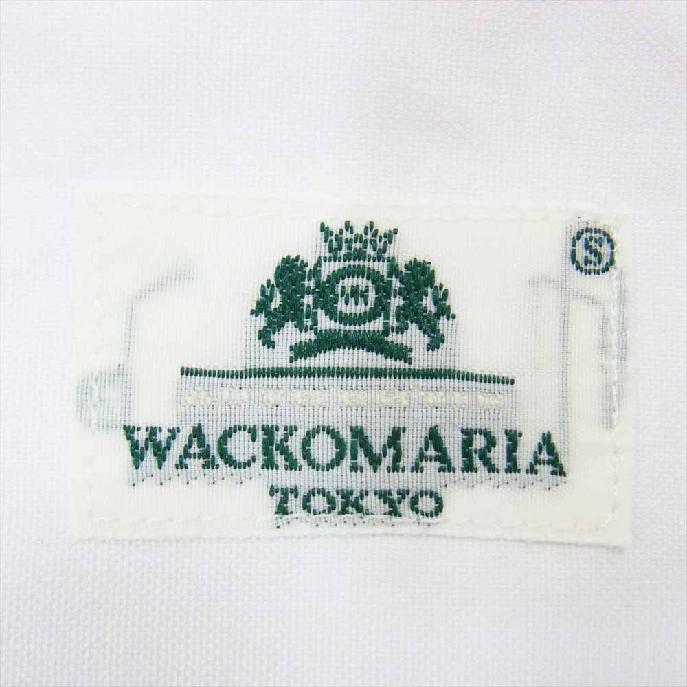 WACKO MARIA ワコマリア BD ボタンダウン 長袖 シャツ ホワイト系 S【中古】
