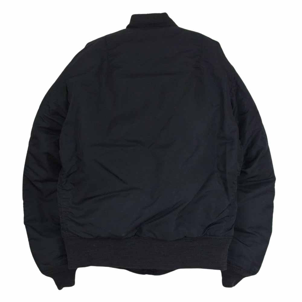 Buzz Rickson's バズリクソンズ BR13653 WILLIAM GIBSON COLLECTION ウィリアム ギブソン BLACK MA-1　DOWN FILLED ダウン ジャケット ブラック系 M【中古】