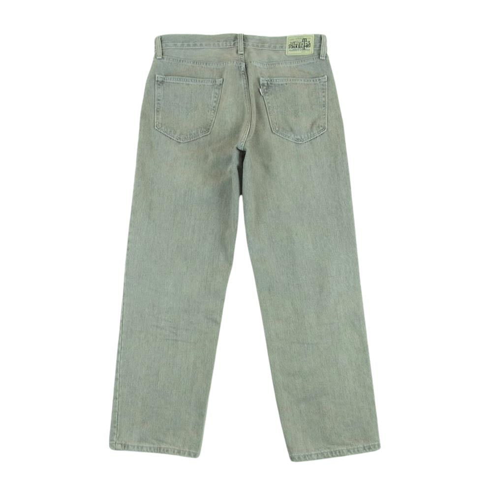 Levi's リーバイス A3421-0006 SILVERTAB LOOSE シルバータブ ルーズ テーパード デニム パンツ グレー系 W33 L32【中古】