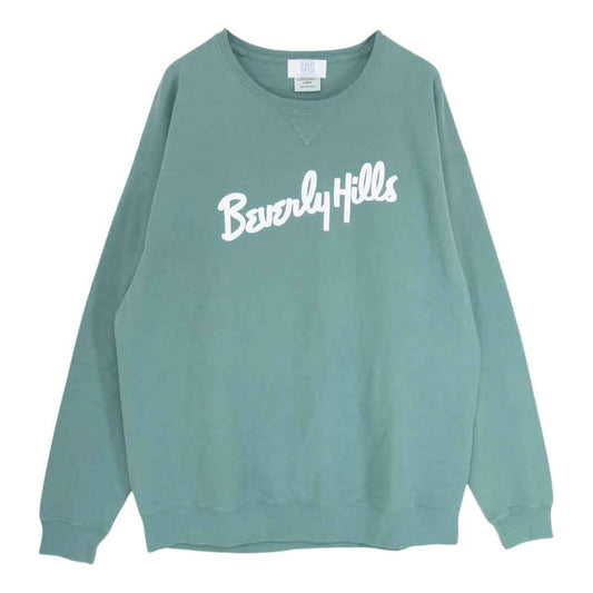 STANDARD CALIFORNIA スタンダードカリフォルニア CALIFOLKS Crew Sweat カリフォルクス クルーネック スウェット トレーナー グリーン系 L【中古】