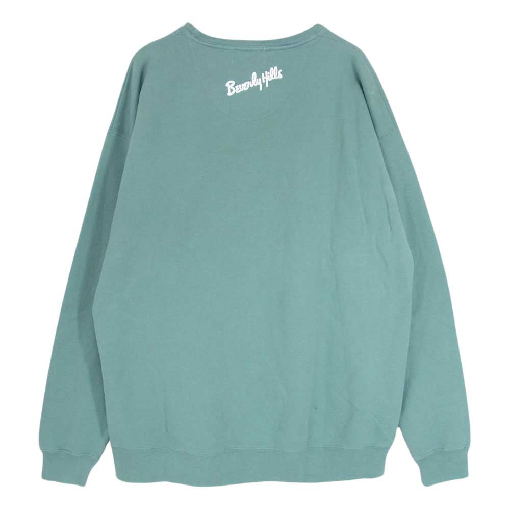 STANDARD CALIFORNIA スタンダードカリフォルニア CALIFOLKS Crew Sweat カリフォルクス クルーネック スウェット トレーナー グリーン系 L【中古】
