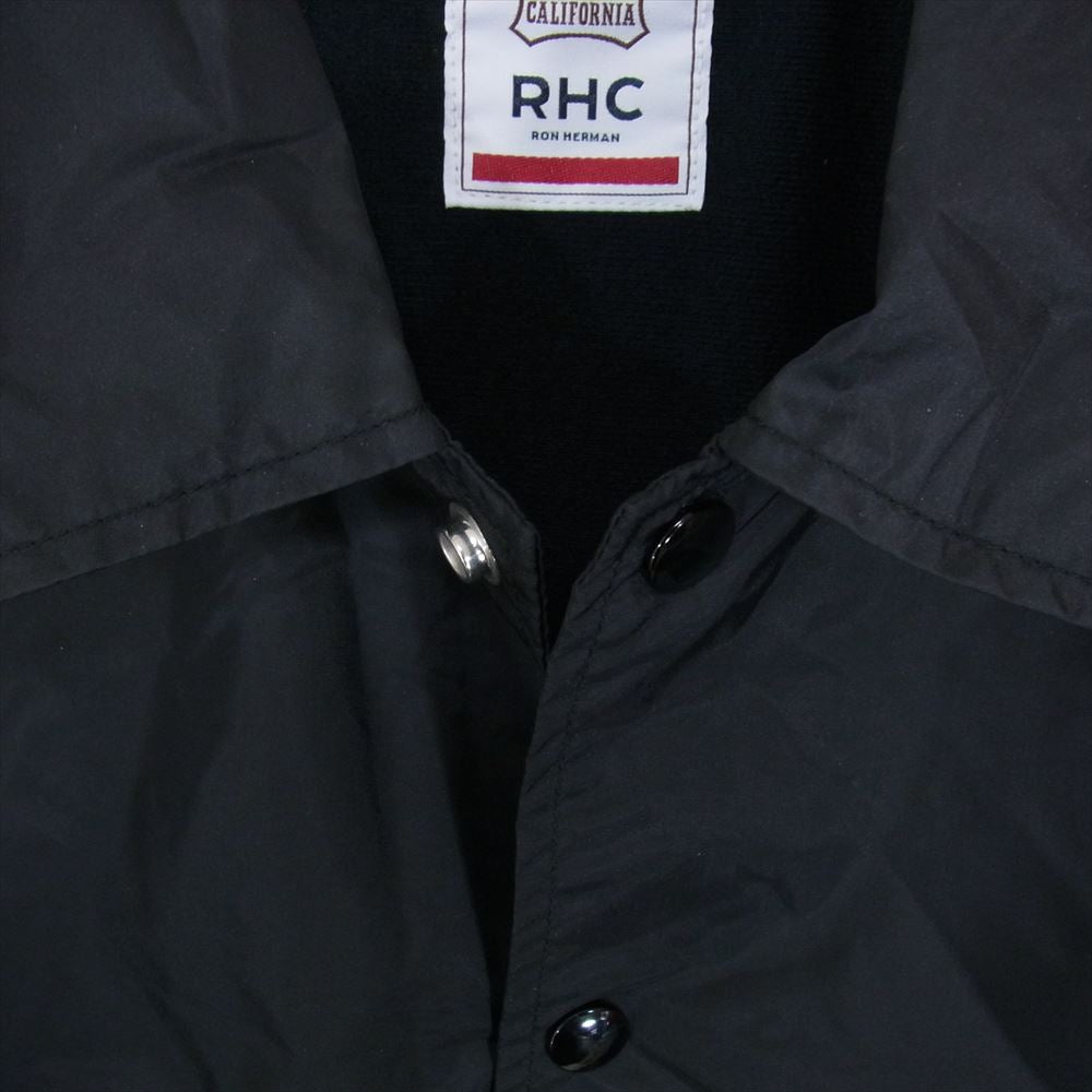 Ron Herman ロンハーマン STANDARD CALIFORNIA スタンダードカリフォルニア SD LOGO COACH JACKET バックロゴプリント コーチジャケット ブラック系 XL【中古】