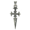 TRAVIS WALKER トラヴィスワーカー DAGGER PENDANT ダブルクロス クロスダガー ペンダント ペンダントトップ シルバー系【中古】