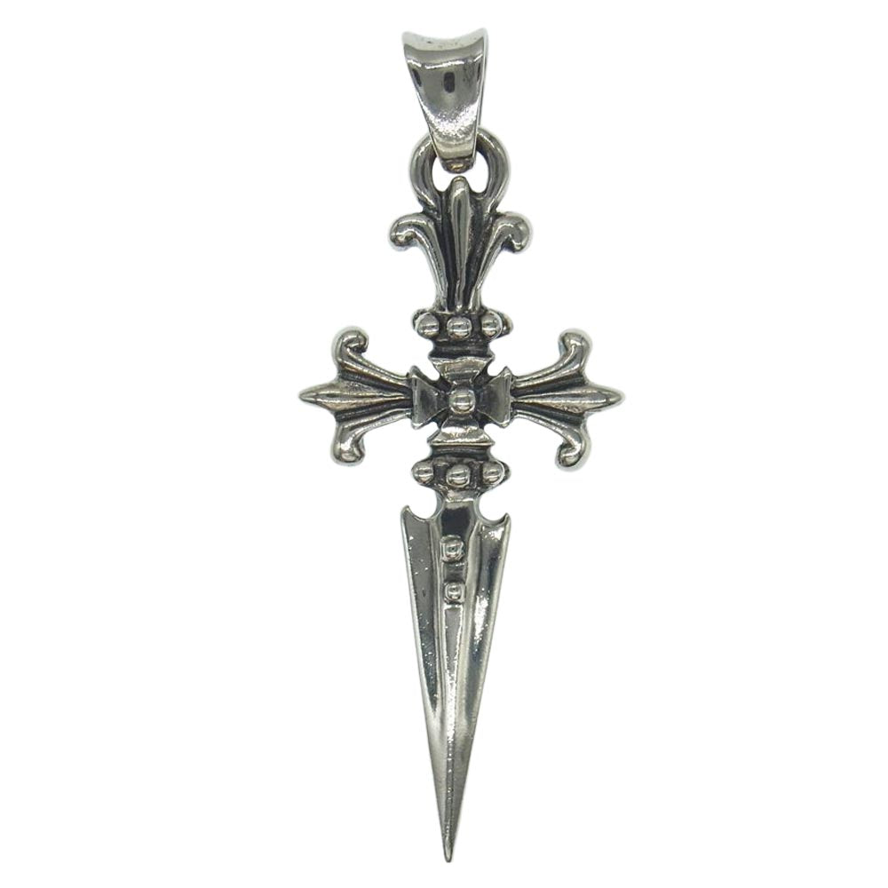 TRAVIS WALKER トラヴィスワーカー DAGGER PENDANT ダブルクロス クロスダガー ペンダント ペンダントトップ シルバー系【中古】