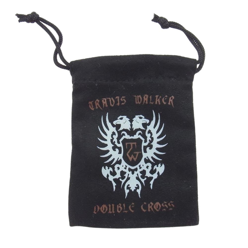 TRAVIS WALKER トラヴィスワーカー DAGGER PENDANT ダブルクロス クロスダガー ペンダント ペンダントトップ シルバー系【中古】