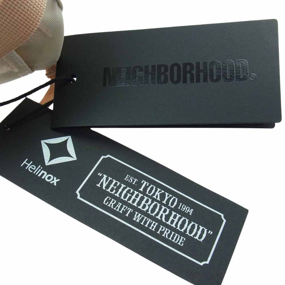 NEIGHBORHOOD ネイバーフッド 221HXHXN-AC03 Helinox ヘリノックス  TWO キャンプ チェア 椅子 NATURAL FITS ALL クリーム系【美品】【中古】