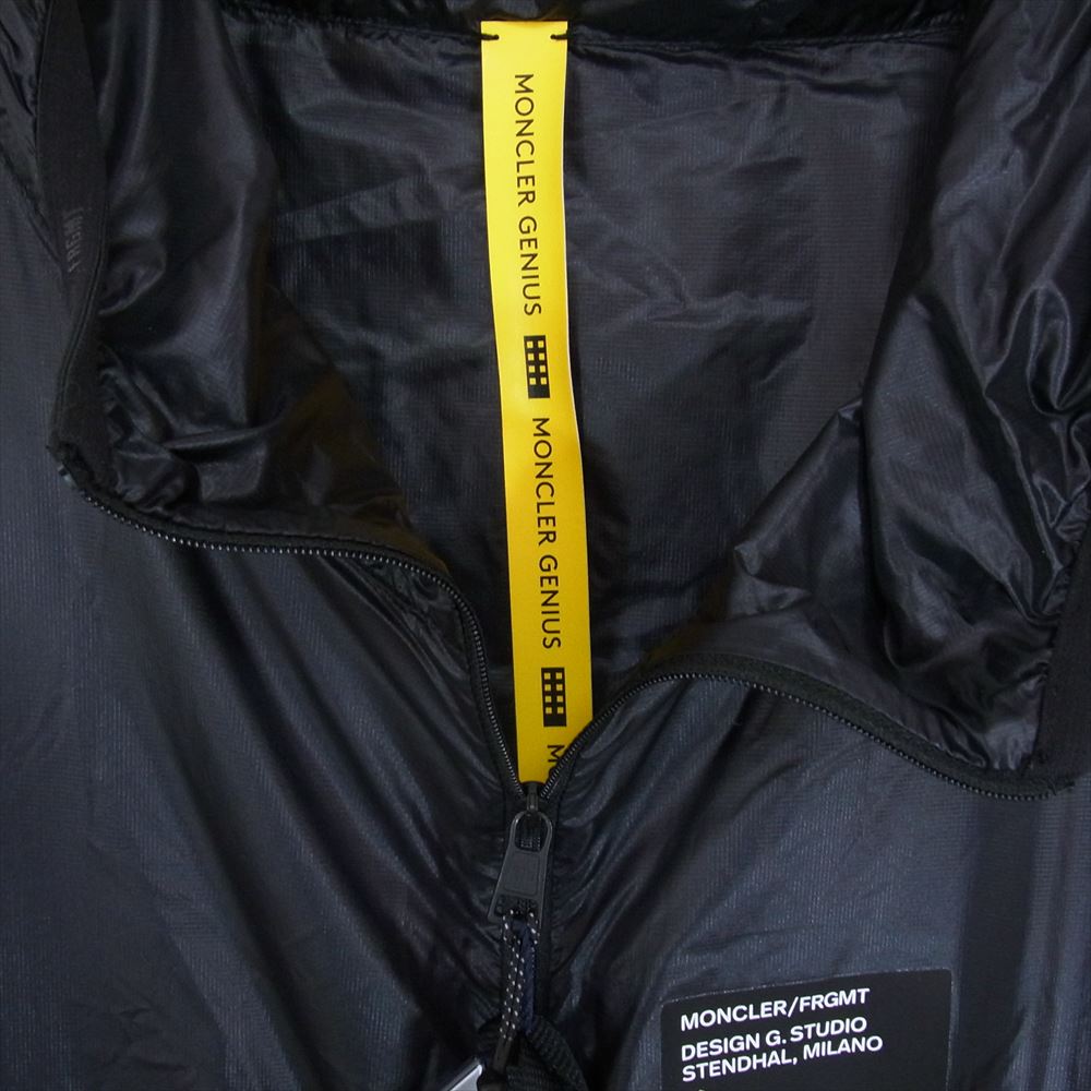 MONCLER モンクレール RAGMENT フラグメント 藤原ヒロシ 21AW MAHPE ナイロン フーデッド ジャケット ブラック系 2【中古】