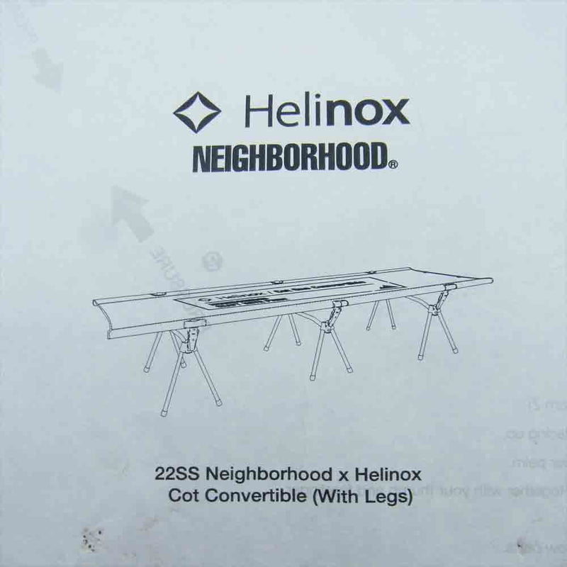 NEIGHBORHOOD ネイバーフッド Helinox ヘリノックス HX E-COT HIGH COT ONE CONVERTIBLE コットハイ クリーム系【中古】
