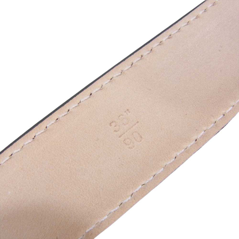 WHITE HOUSE COX ホワイトハウスコックス B1859 DRESS BELT ドレス ベルト カーフ レザー ブラック系【極上美品】【中古】