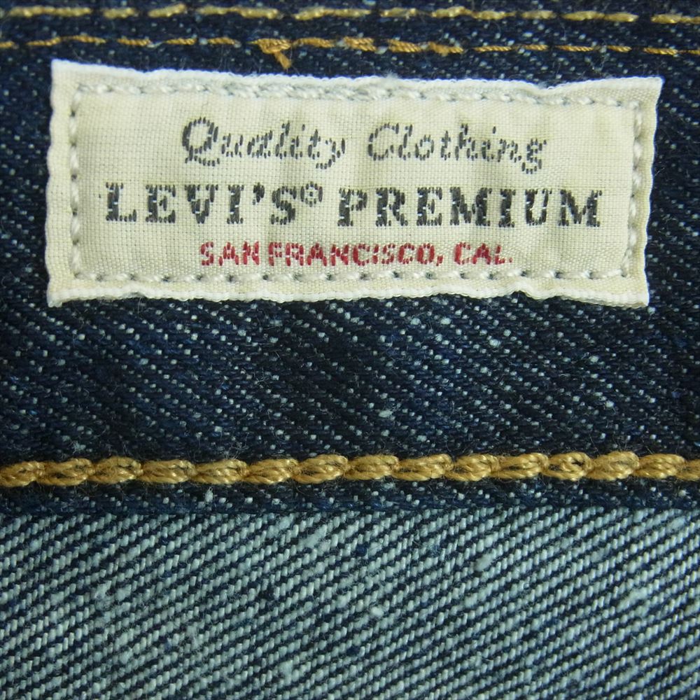 Levi's リーバイス 501 SELVEDGE DENIM DARK INDIGO デニム パンツ ジーンズ インディゴブルー系 W36 L32【新古品】【未使用】【中古】
