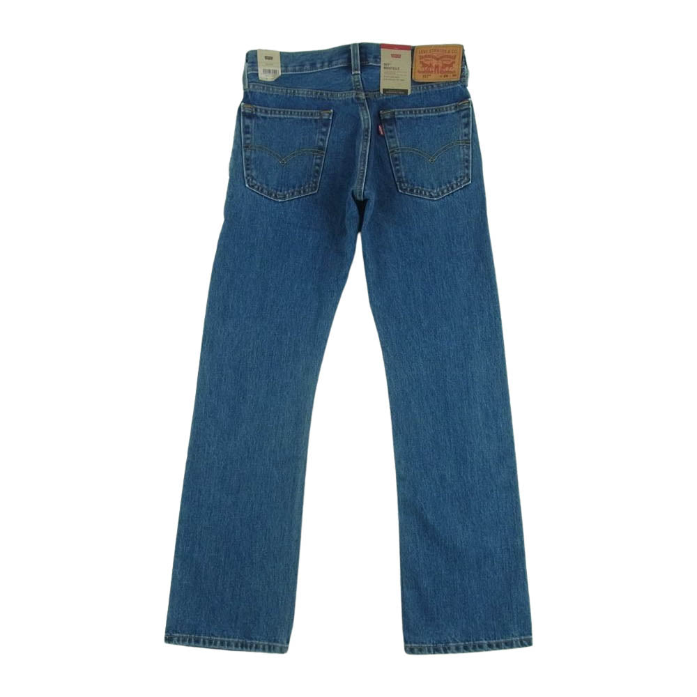 Levi's リーバイス 517 ブーツカット ミディアムインディゴ SW デニム パンツ インディゴブルー系 W28 L30【極上美品】【中古】