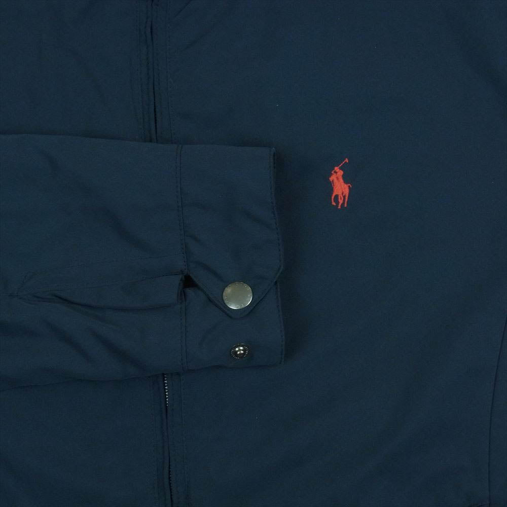 POLO RALPH LAUREN ポロ・ラルフローレン IT03945310963 ロゴ フーデッド ジャケット ベトナム製 ネイビー系 M【中古】