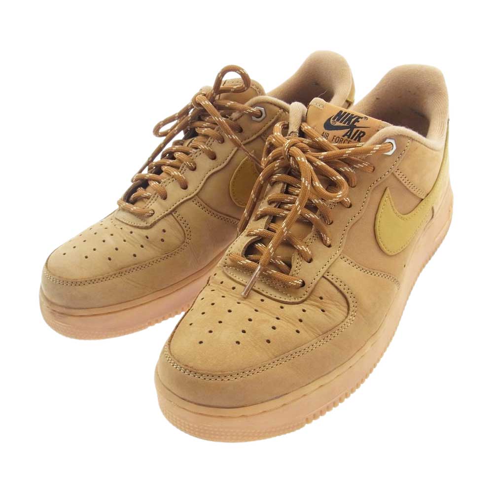 NIKE ナイキ CJ9179-200 Air Force 1 Low Flax Wheat AF1 エアフォースワン ロー フラックス ウィート スニーカー ライトブラウン系 28cm【中古】
