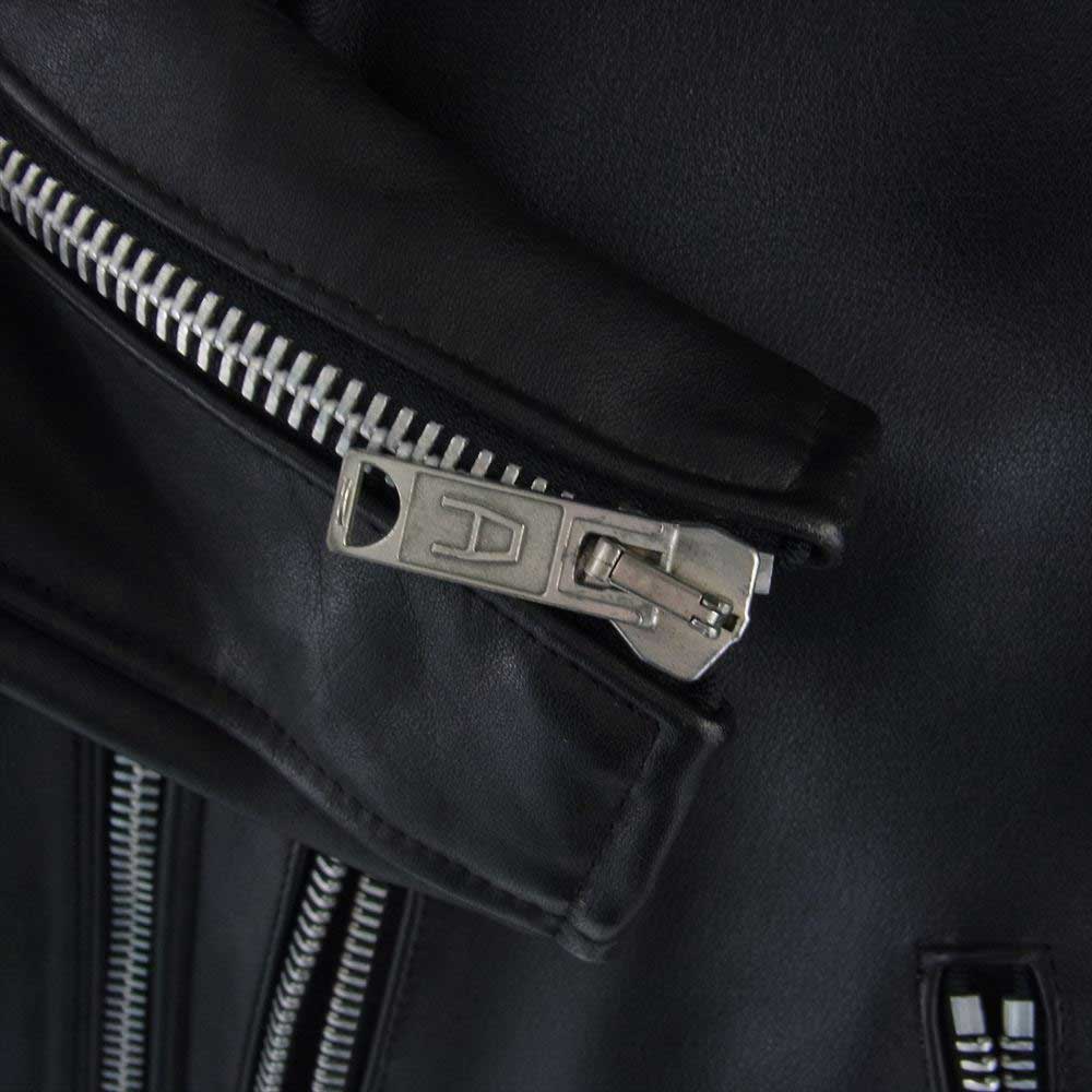 トリプルシックス LJM-12TF タイトフィット 70s パンクスタイル ライダース ジャケット ブラック系 36【中古】