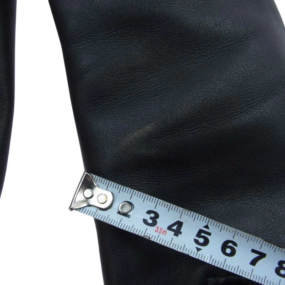 トリプルシックス LJM-12TF タイトフィット 70s パンクスタイル ライダース ジャケット ブラック系 36【中古】