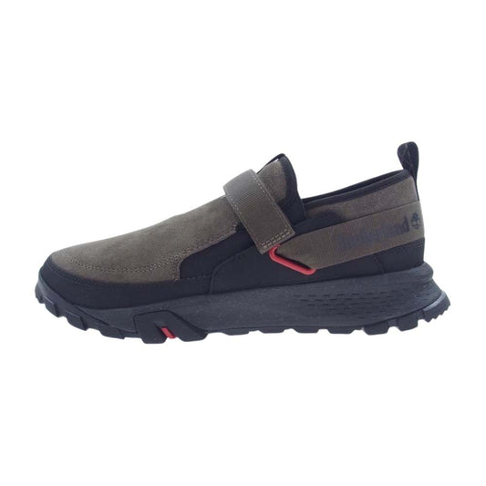 Timberland ティンバーランド MILLS FALLS SLIP-ON ミルズ フォールス スリッポン スニーカー ブラック系 カーキ系 28.0cm【極上美品】【中古】