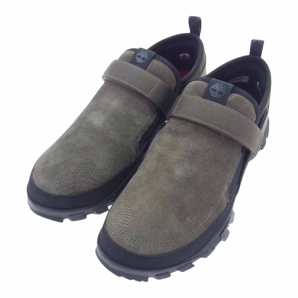 Timberland ティンバーランド MILLS FALLS SLIP-ON ミルズ フォールス スリッポン スニーカー ブラック系 カーキ系 28.0cm【極上美品】【中古】