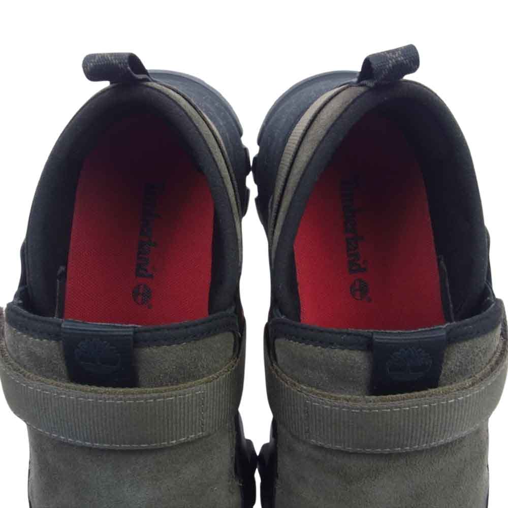 Timberland ティンバーランド MILLS FALLS SLIP-ON ミルズ フォールス スリッポン スニーカー ブラック系 カーキ系 28.0cm【極上美品】【中古】