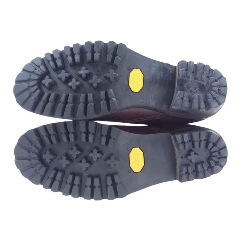 junhashimoto ジュンハシモト 16AW 1111620001 MILITARY BACK ZIP BOOTS ミリタリー バッグ ジップ ブーツ ブラウン系 43【極上美品】【中古】