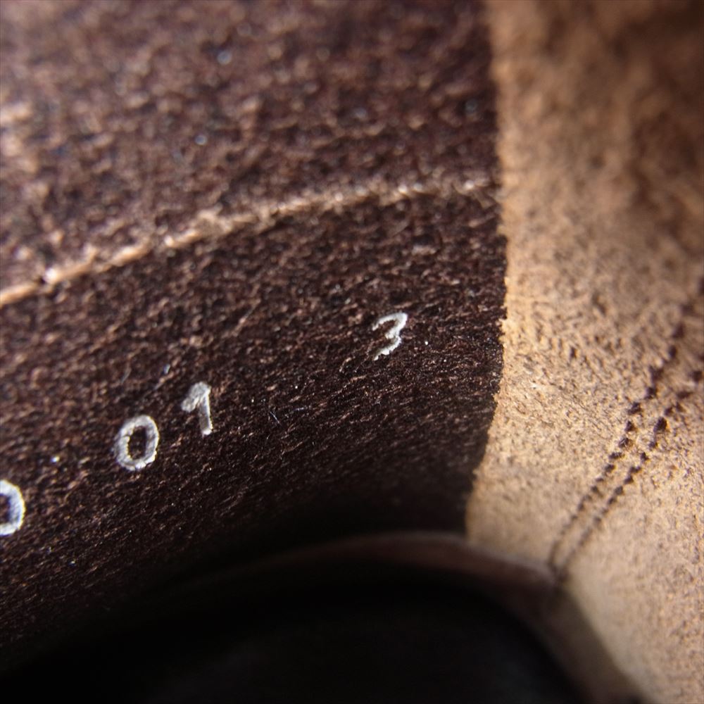 junhashimoto ジュンハシモト 16AW 1111620001 MILITARY BACK ZIP BOOTS ミリタリー バッグ ジップ ブーツ ブラウン系 43【極上美品】【中古】