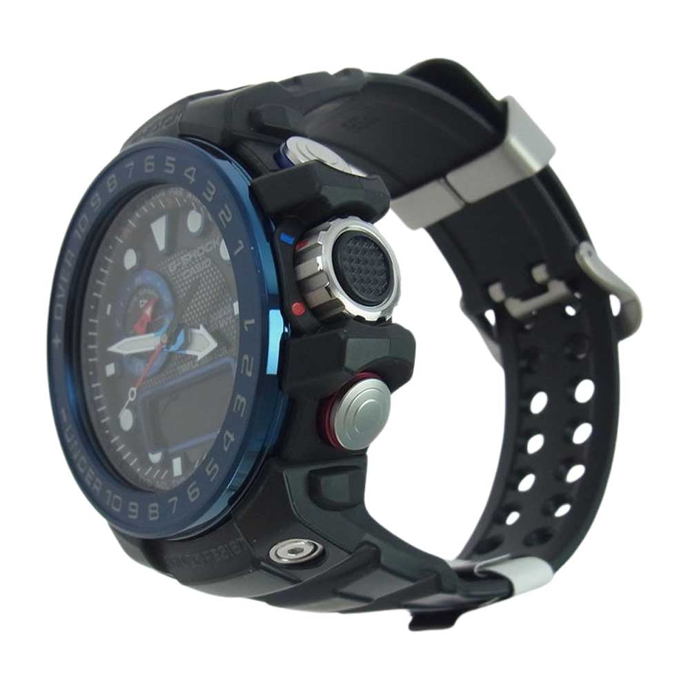 G-SHOCK ジーショック GWN-1000B CASIO カシオ Master of G GULF MASTER ガルフマスター タフソーラー 時計 ブラック系【極上美品】【中古】