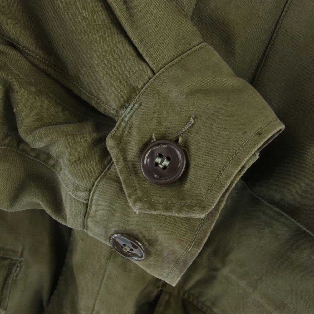 米軍 40s M-1943 M-43 ミリタリー フィールド ジャケット モスグリーン系 36R【中古】