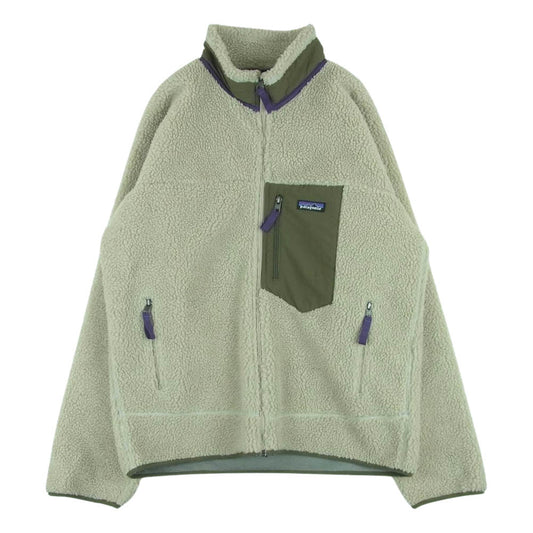 patagonia パタゴニア 20AW 23056 20年製 CLASSIC RETRO-X JACKET Pelican クラシック レトロ X ボア フリース ジャケット ペリカン ベージュ系 XL【中古】