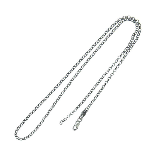 CHROME HEARTS クロムハーツ（原本無） NECKCHAIN R18 ロールチェーン 18inch チェーン シルバー系【中古】