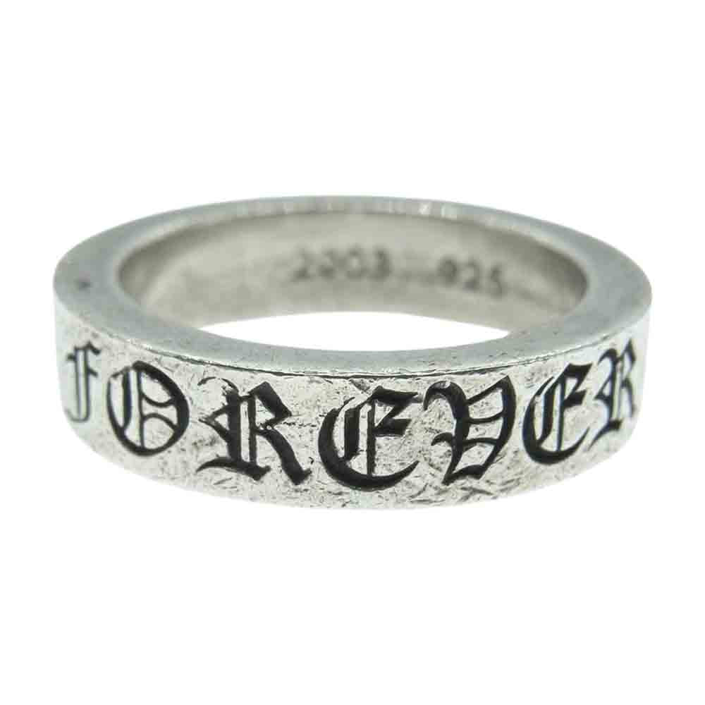CHROME HEARTS クロムハーツ（原本無） 6mm SPACER FOREVER スペーサーフォーエバー リング シルバー系 21号【中古】