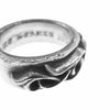 CHROME HEARTS クロムハーツ（原本無） DBL NARROW VINE BAND ダブルナロー ヴァイン バンド リング シルバー系 21号【中古】
