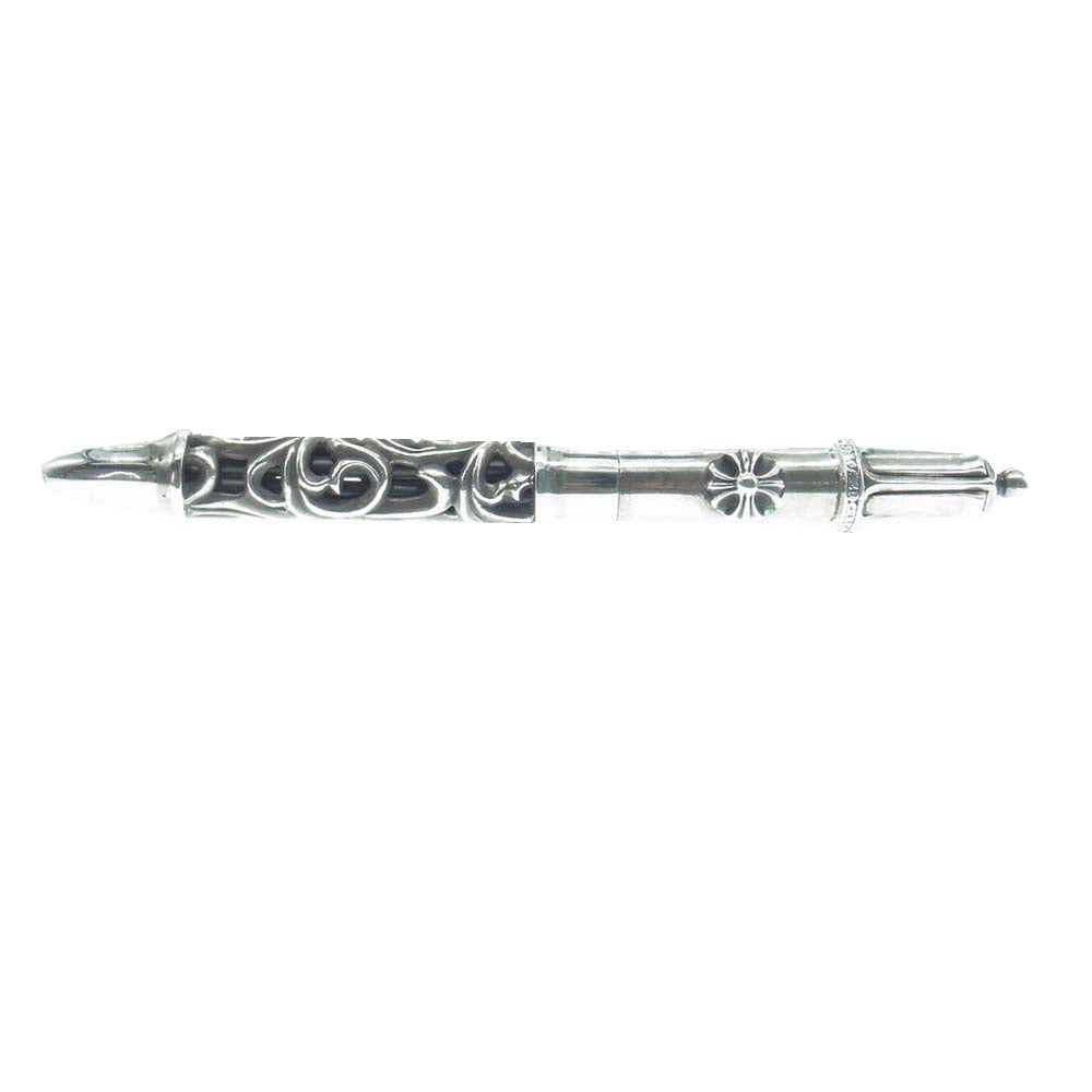 CHROME HEARTS クロムハーツ（原本無） 4 COLOR PEN FILIGREE 4カラー フィリグリー シルバー ボールペン シルバー系【中古】