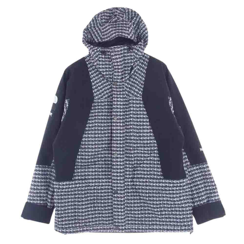 Supreme シュプリーム 21SS NP12103I The North Face StuddedMountainLight Jacket ノースフェイス スタッズ マウンテンパーカー ブラック系 ホワイト系 M【中古】