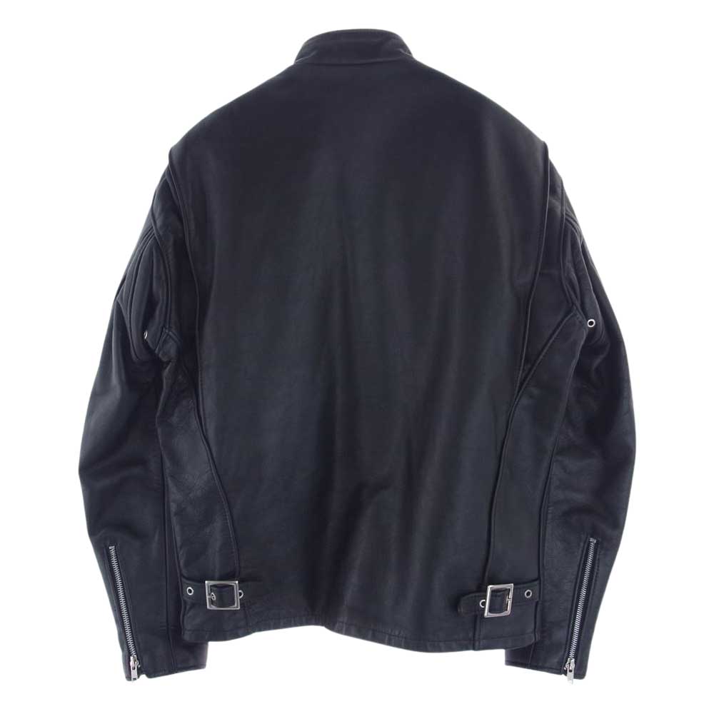 schott ショット 641HS 牛タグ 70s ライナー付き シングル ライダース レザー ジャケット ブラック系 38【中古】