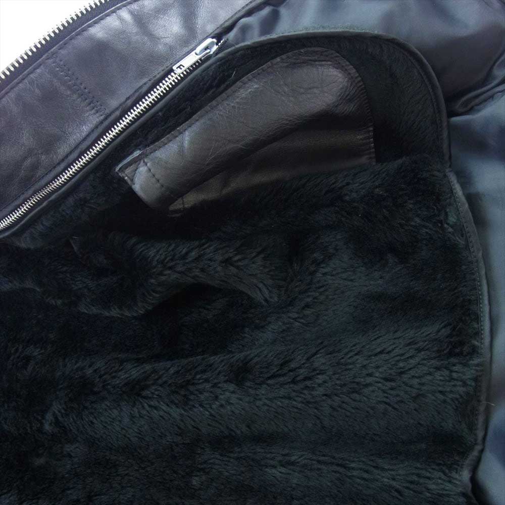 schott ショット 641HS 牛タグ 70s ライナー付き シングル ライダース レザー ジャケット ブラック系 38【中古】