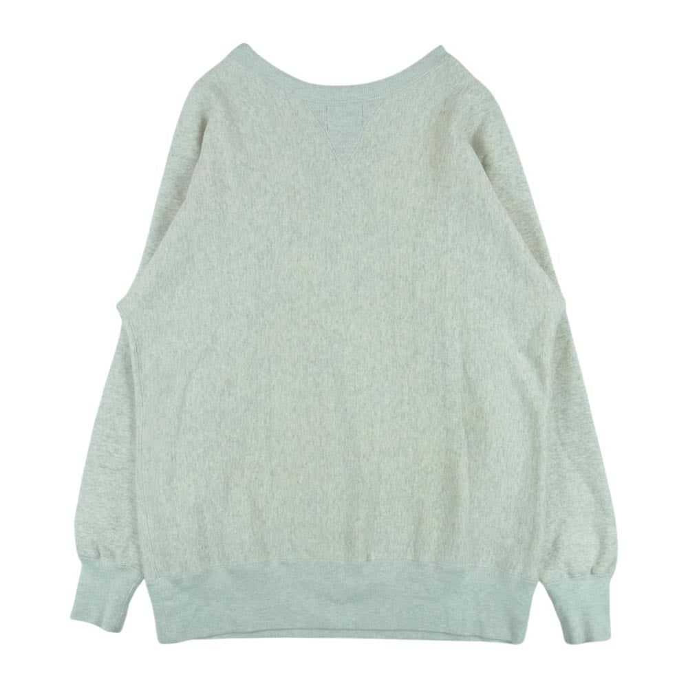 Champion チャンピオン リバースウィーブ 1stパテント ランタグ復刻 クルーネック スウェットシャツ トレーナー グレー系 XL【中古】