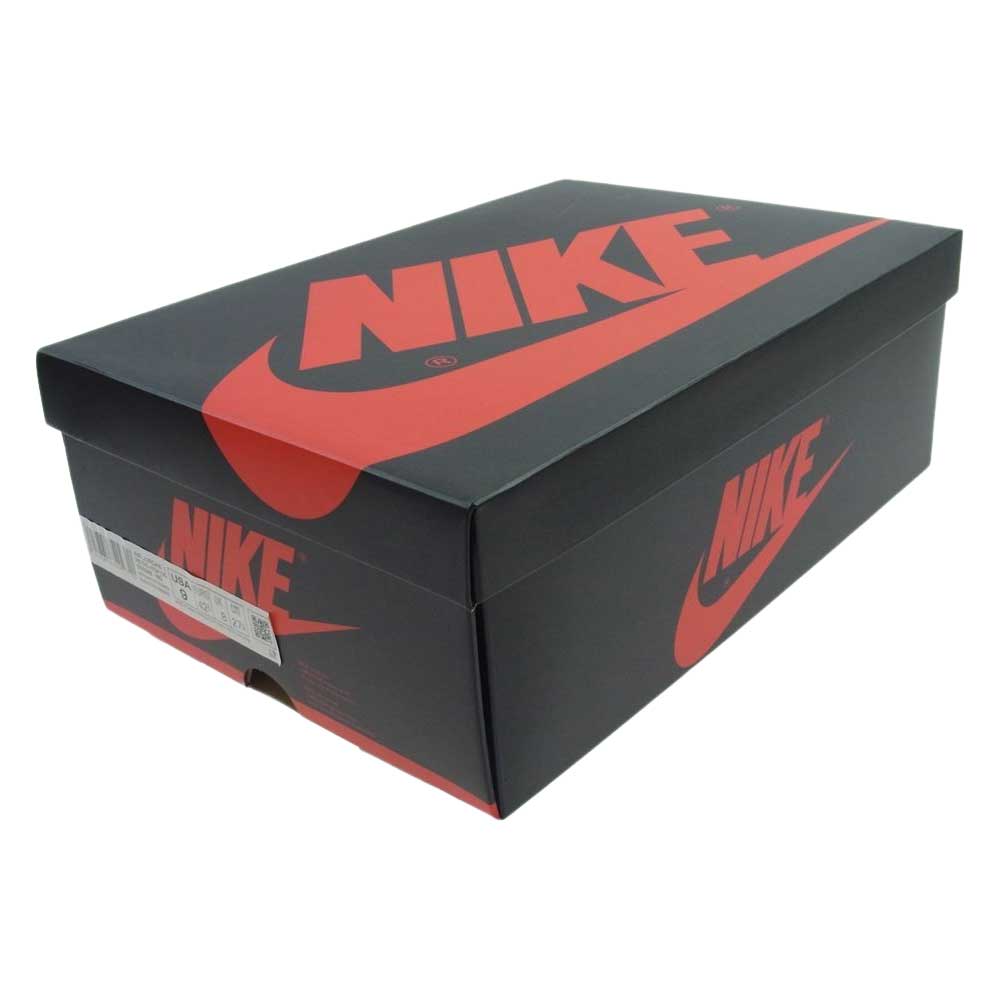 NIKE ナイキ 555088-180 AIR JORDAN 1 RETRO HIGH OG ELECTRO ORANGE エアジョーダン1 レトロ ハイ OG エレクトロオレンジ ハイカット スニーカー ホワイト系 ブラック系 オレンジ系 27cm【極上美品】【中古】