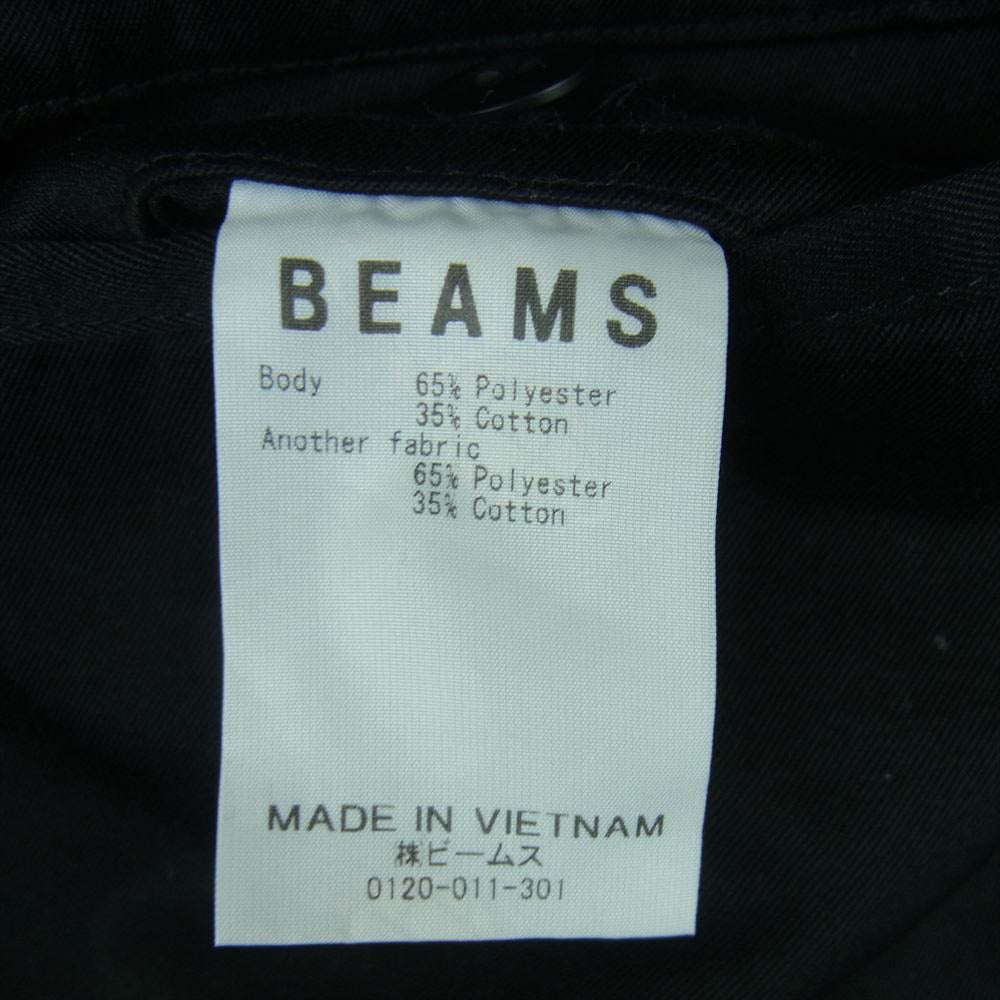 BEAMS ビームス 23AW 11-23-0352-803 2023年秋冬 23F-BM2306 1プリーツ ワーク トラウザーズ パンツ ブラック系 M【中古】