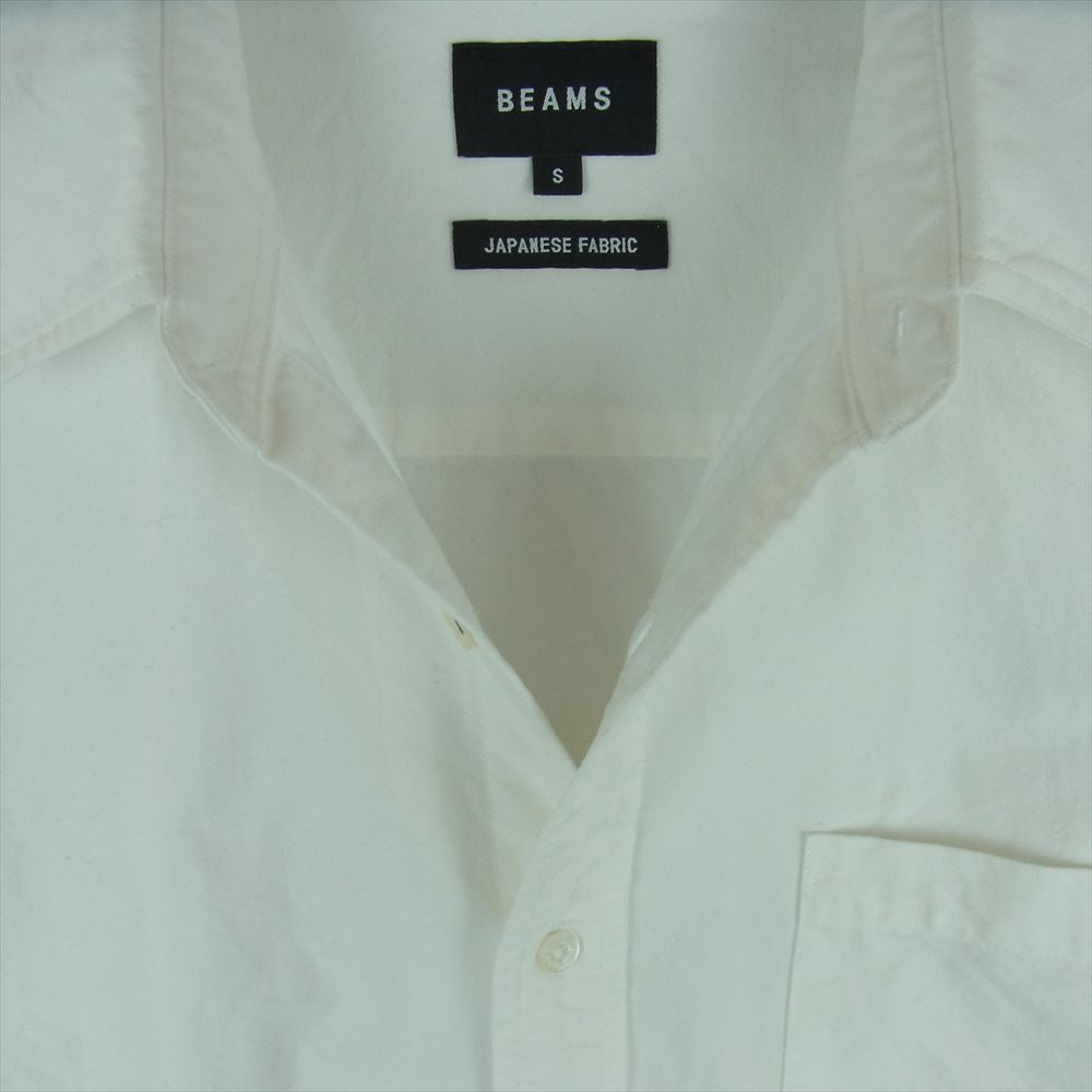 BEAMS ビームス 23AW 11-11-0492-301 2023年秋冬 23F-BM1103 Heavy Oxford Button Down Shirt ヘビーオックスフォード ボタンダウン 長袖 シャツ ホワイト系 S【中古】