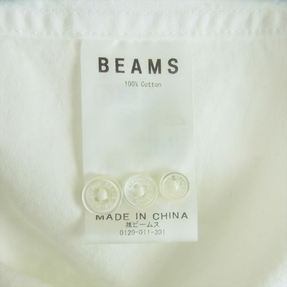 BEAMS ビームス 23AW 11-11-0492-301 2023年秋冬 23F-BM1103 Heavy Oxford Button Down Shirt ヘビーオックスフォード ボタンダウン 長袖 シャツ ホワイト系 S【中古】