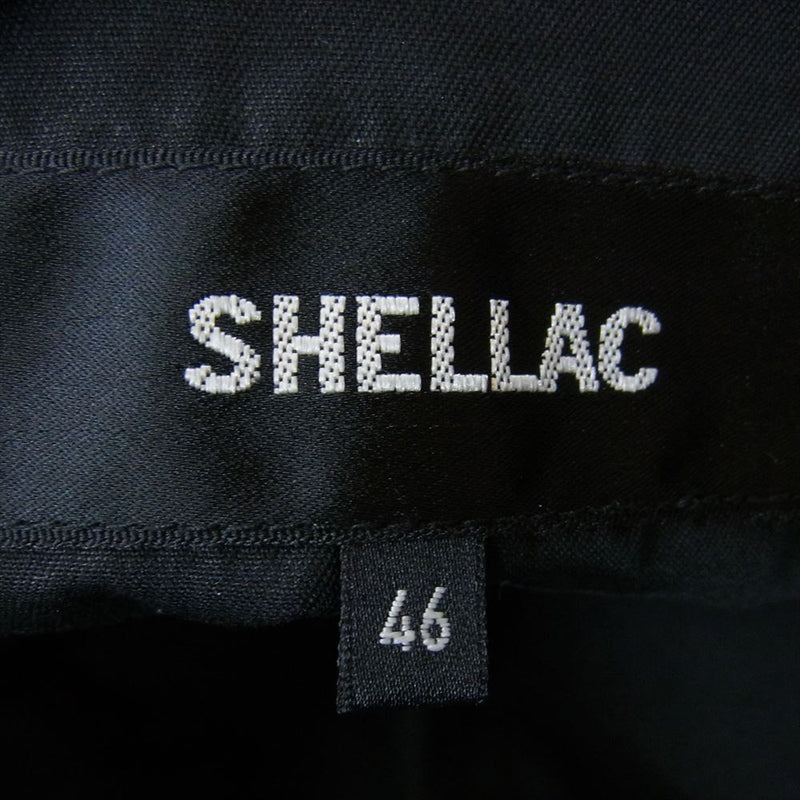 SHELLAC シェラック 33520 ダブルニー ペインター パンツ ブラック系 46【中古】